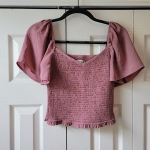 Beautiful Mauve Abercombie and Fitch Top